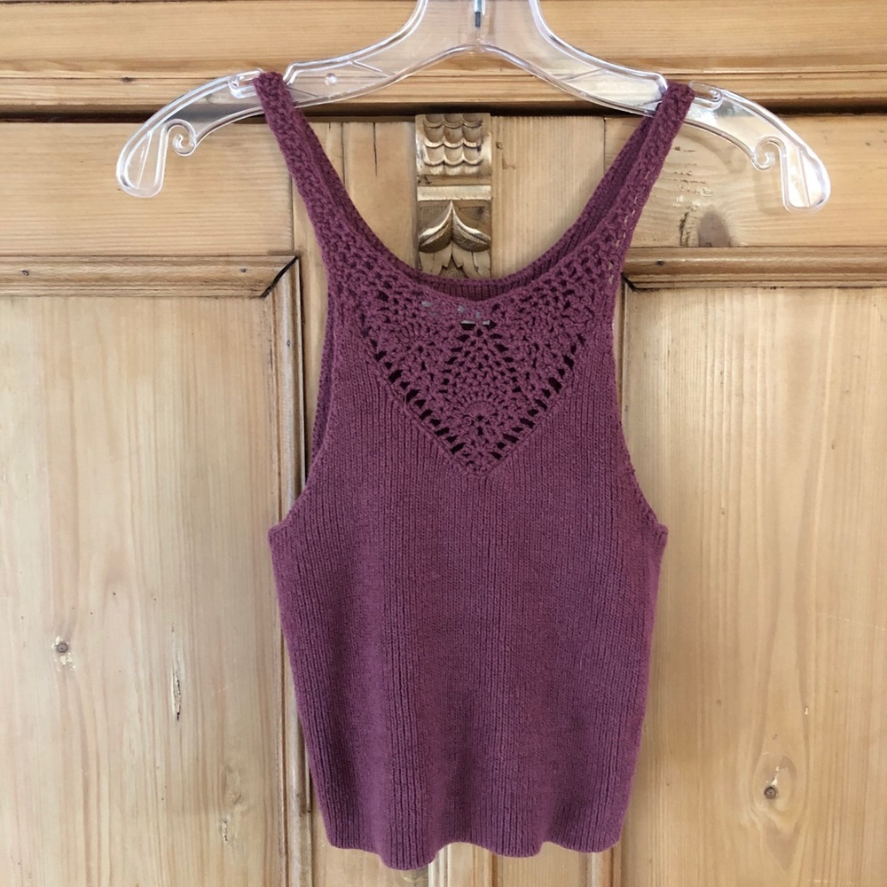 PacSun maroon tank top